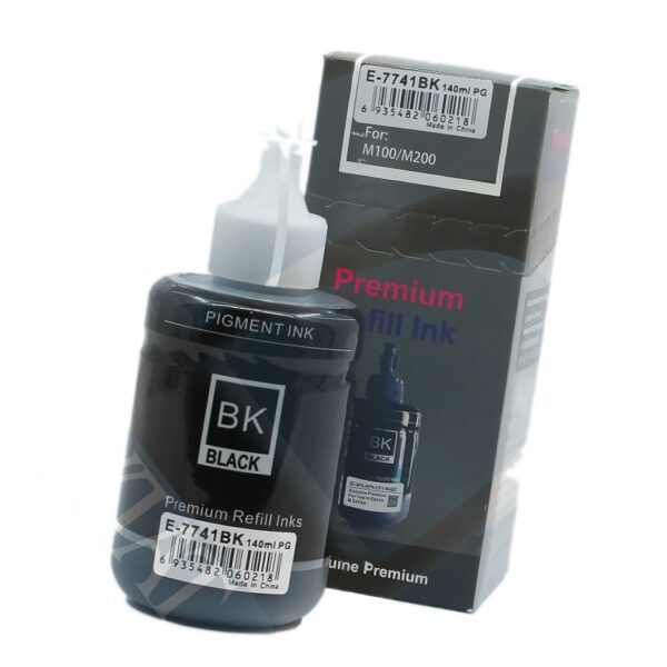 Чернила Epson L1455/L605/M100 (банка с колпачком) T7741/C13T77414A Black (6k/140мл) pigment для продукции Epson в интернет-магазине Bulat Store